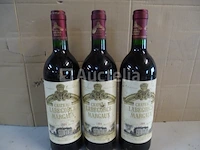 3 flessen margaux château labegorce 1994 - afbeelding 3 van  5