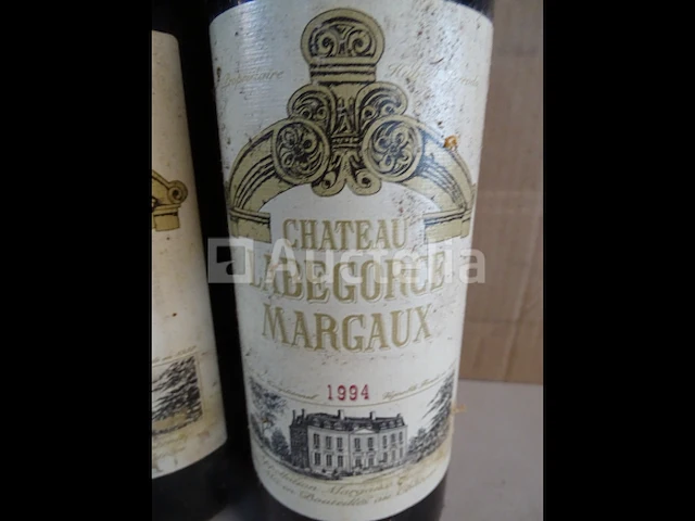 3 flessen margaux château labegorce 1994 - afbeelding 4 van  5