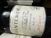 3 flessen médoc cru bourgeois château chantemerle 2012 - afbeelding 2 van  6