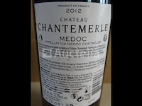 3 flessen médoc cru bourgeois château chantemerle 2012 - afbeelding 5 van  6
