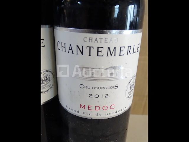 3 flessen médoc cru bourgeois château chantemerle 2012 - afbeelding 6 van  6