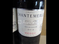 3 flessen médoc cru bourgeois château chantemerle 2012 - afbeelding 6 van  6