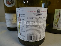 3 flessen meursault patriarche père et fils réserve sainte-anne 1990 - afbeelding 5 van  5