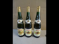 3 flessen riesling landwein ais pfalz - afbeelding 1 van  3
