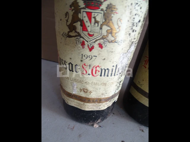 3 flessen roc de lussac saint-emilion 1997 - afbeelding 2 van  4