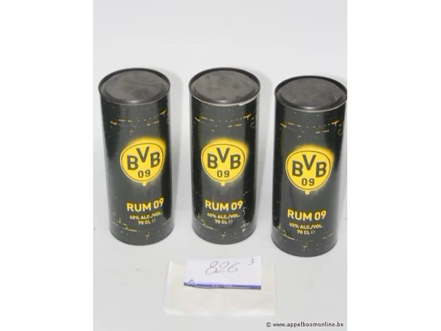 3 flessen rum bvb 40% - afbeelding 1 van  2