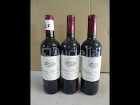 3 flessen saint-emilion grand cru château petit val 2009 - afbeelding 1 van  4
