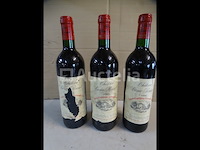 3 flessen saint-emilion grand cru château vieux pourret 1995 - afbeelding 1 van  5