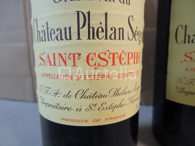 3 flessen saint estèphe grand vin du château phelan segur 1980 - afbeelding 2 van  4
