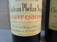3 flessen saint estèphe grand vin du château phelan segur 1980 - afbeelding 2 van  4
