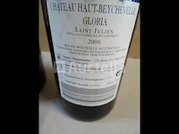 3 flessen saint-julien château haut-beychevelle gloria 2006 - afbeelding 3 van  5