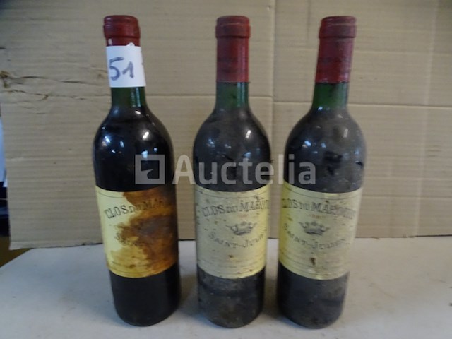 3 flessen saint-julien clos du marquis 1991 - afbeelding 1 van  4