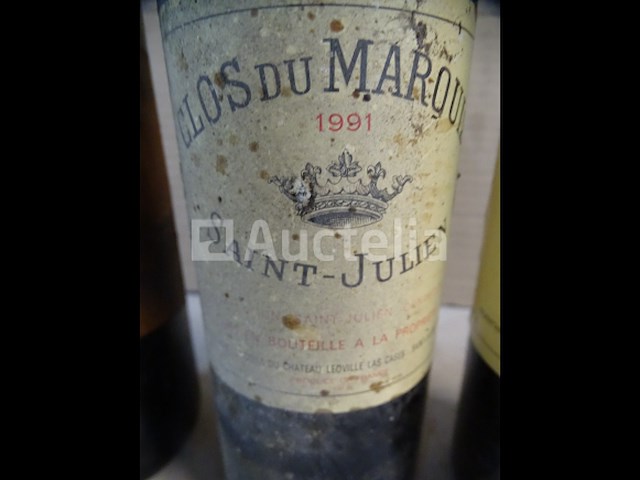 3 flessen saint-julien clos du marquis 1991 - afbeelding 2 van  4