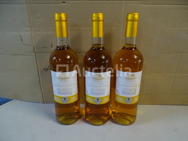 3 flessen sauternes château mauras 2009 - afbeelding 5 van  5