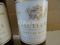 3 flessen sauternes château monteils 1989 - afbeelding 2 van  4