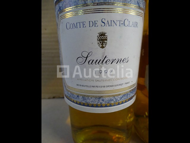 3 flessen sauternes comté de saint-clair 1997 - afbeelding 2 van  4
