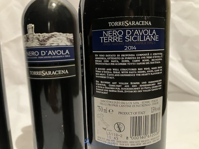 3 flessen wijn nero d'avola - afbeelding 3 van  4