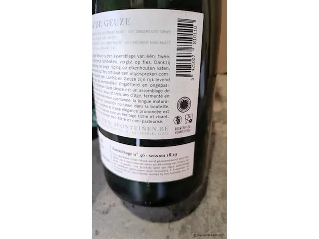 3 fonteinen 18/19 oude geuze 75cl 2 flessen - afbeelding 5 van  8
