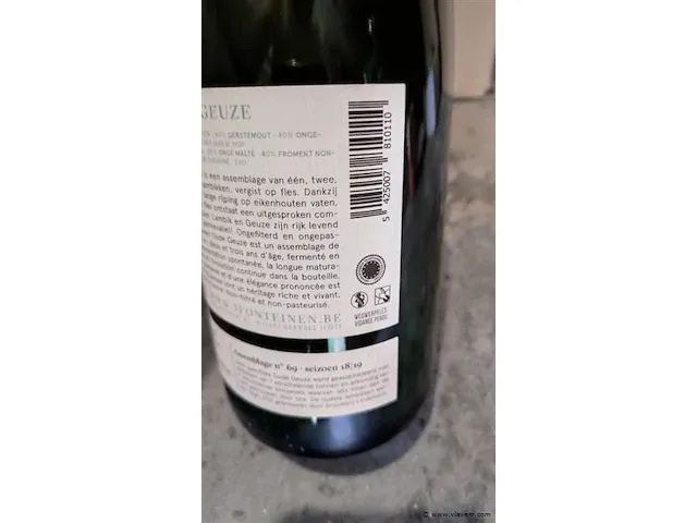 3 fonteinen 18/19 oude geuze 75cl 2 flessen - afbeelding 7 van  7