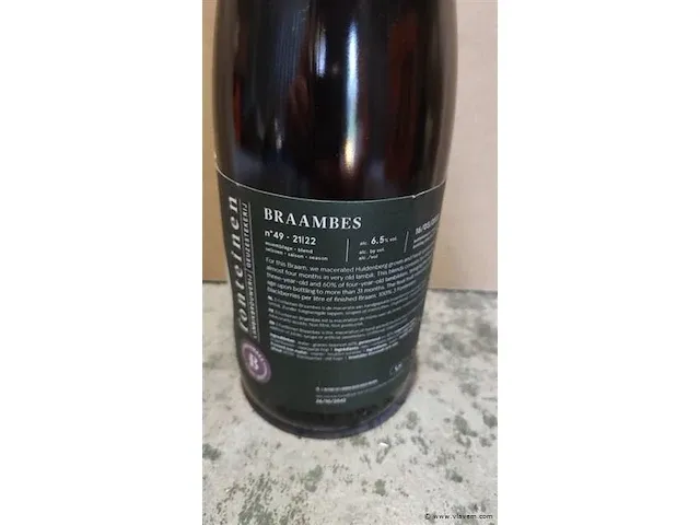3 fonteinen braambes 75cl - afbeelding 2 van  6