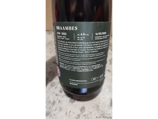 3 fonteinen braambes 75cl - afbeelding 3 van  6