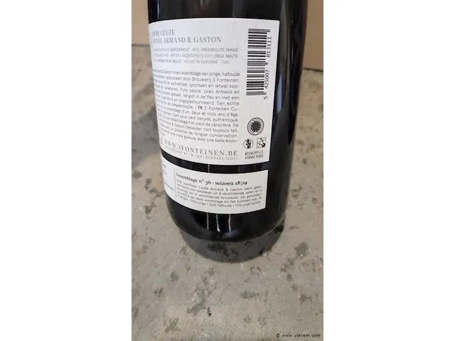 3 fonteinen cuvée armand & gaston 18/19 75 cl - afbeelding 4 van  7