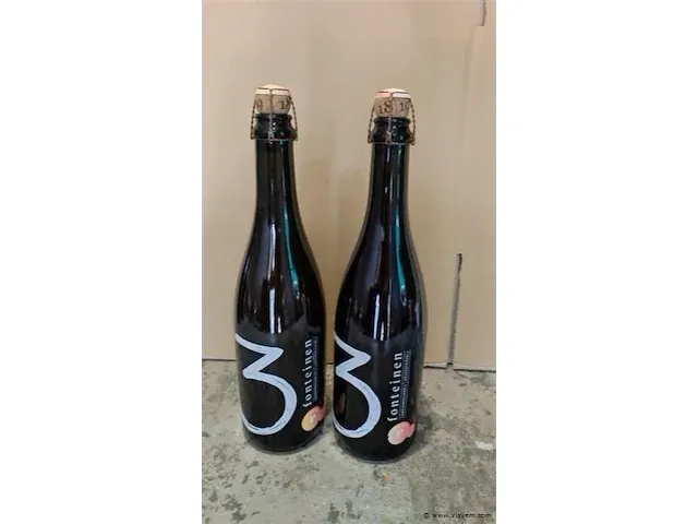 3 fonteinen perzik 18/19 75cl 2 flessen - afbeelding 1 van  7