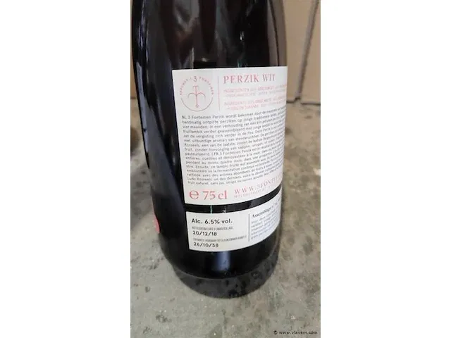 3 fonteinen perzik 18/19 75cl 2 flessen - afbeelding 6 van  7