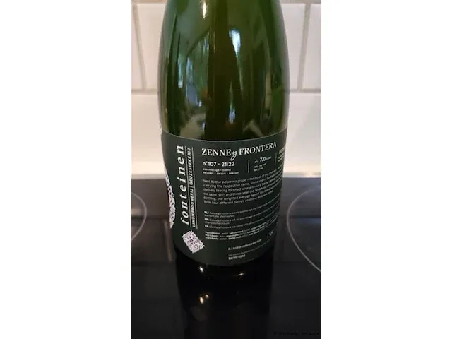3 fonteinen zenne y frontera 75cl - afbeelding 2 van  6