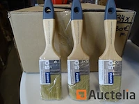 3 gamma professionele platte penselen - afbeelding 1 van  3
