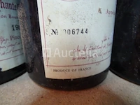 3 genummerde flessen bourgogne chante fluit 1982 - afbeelding 3 van  6