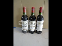 3 genummerde flessen haut médoc château coufran cru bourgeois 1981