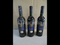 3 genummerde flessen valdepenas baron del cega 1999 - afbeelding 2 van  4