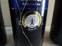 3 genummerde flessen valdepenas baron del cega 1999 - afbeelding 4 van  4