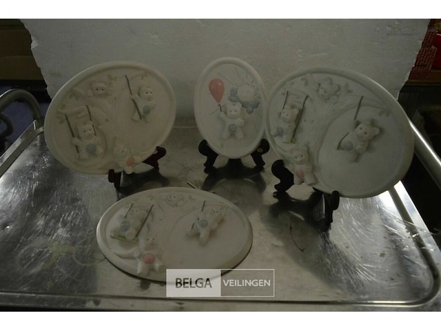 3 gipsplaatjes op standaard - afbeelding 1 van  4