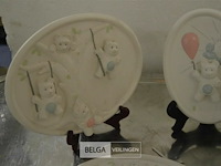 3 gipsplaatjes op standaard - afbeelding 2 van  4