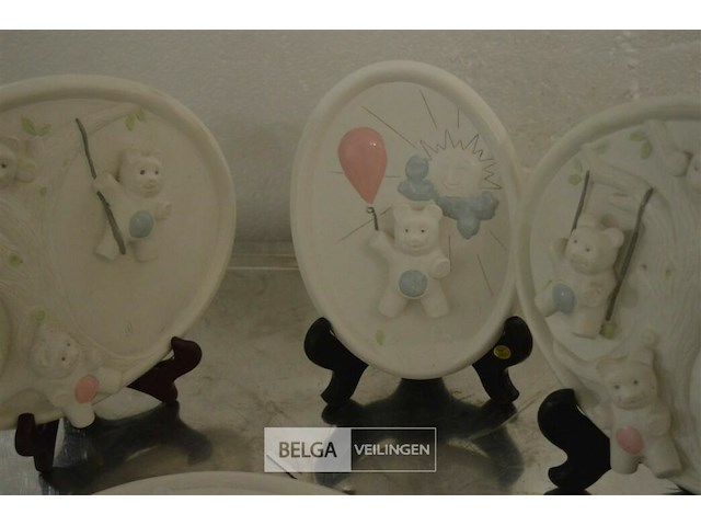 3 gipsplaatjes op standaard - afbeelding 3 van  4