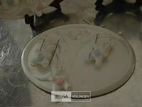 3 gipsplaatjes op standaard - afbeelding 4 van  4