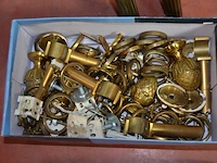 3 gordijstokken met muurbeslag, moderne kapstok cascando - afbeelding 7 van  7