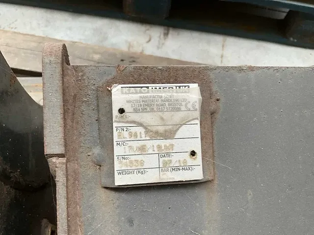 3 graafbakken claeys airmann niveleerbak - afbeelding 8 van  9