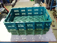 3 groene stapelbakken - afbeelding 1 van  2