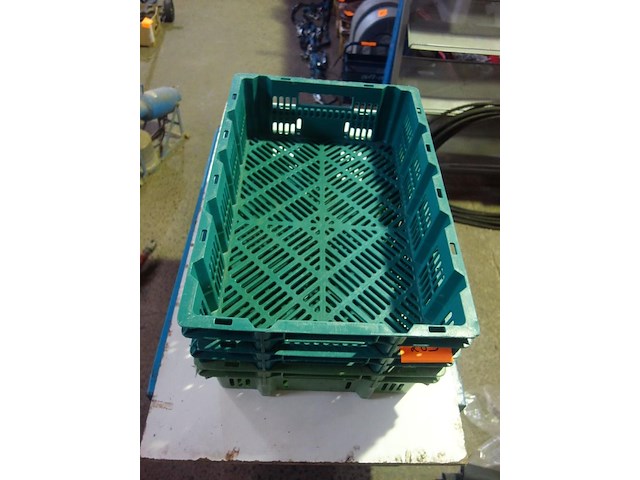 3 groene stapelbakken - afbeelding 2 van  2