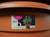 3 grote bloempot elho: 2x35 liter + 1 x 60 liter kleur terracotta - afbeelding 2 van  3