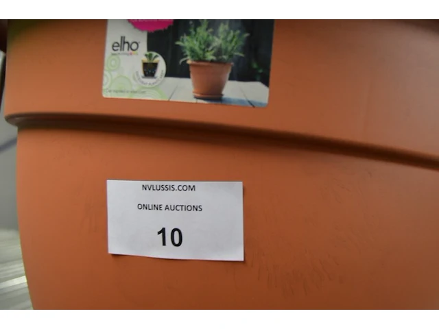 3 grote bloempot elho: 2x35 liter + 1 x 60 liter kleur terracotta - afbeelding 3 van  3