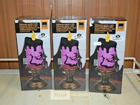 3 halloween kaars ledø9,5cm x24cm - afbeelding 1 van  3