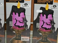 3 halloween kaars ledø9,5cm x24cm - afbeelding 3 van  3