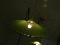 3 hanglampen groen - afbeelding 1 van  4