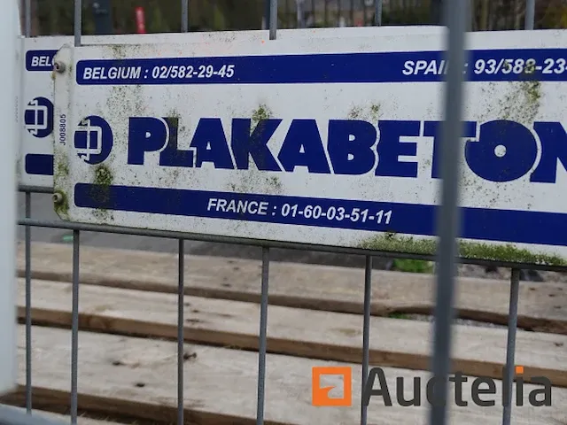3 heras bouwhekken heras plakabeton - afbeelding 1 van  5