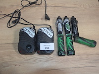 3 hitachi accu shroefmachines db3dl met 2 laders en 3 accu (b402) - afbeelding 1 van  5