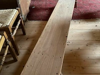 3 houten banken - afbeelding 3 van  3